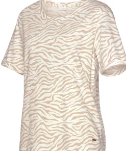 Homewear|Nachtwäsche|LASCANA Pyjamaoberteil ecru-nougat