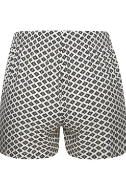 Nachtwäsche|LASCANA Pyjamashorts schwarz-weiß-gemustert