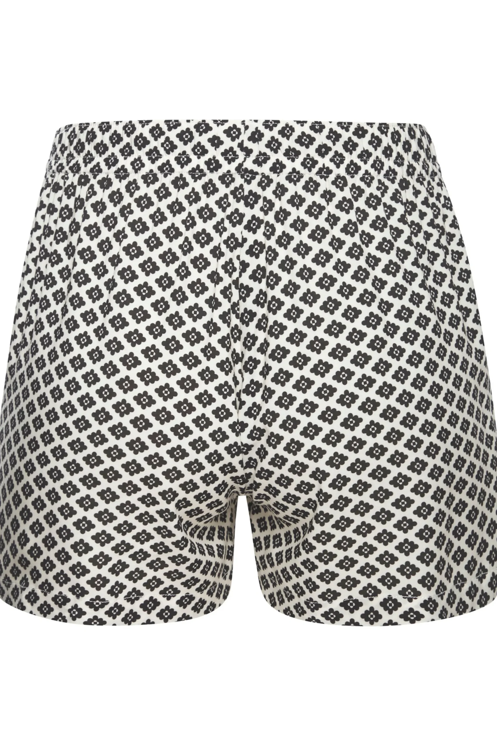 Nachtwäsche|LASCANA Pyjamashorts schwarz-weiß-gemustert