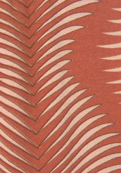 Nachtwäsche|LASCANA Pyjamashorts terracottabedruckt