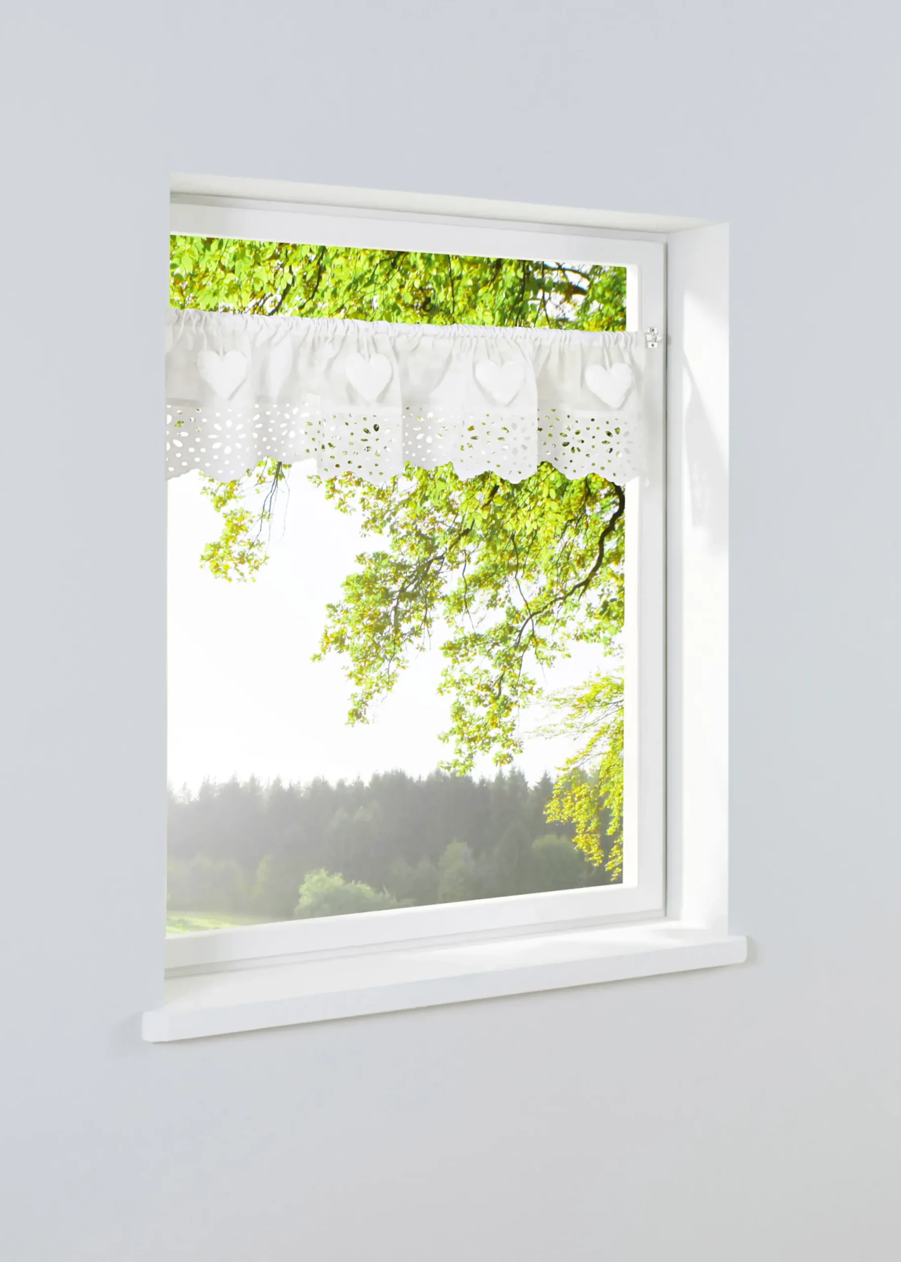 Gardinen & Rollos|heine home Querbehang offwhite