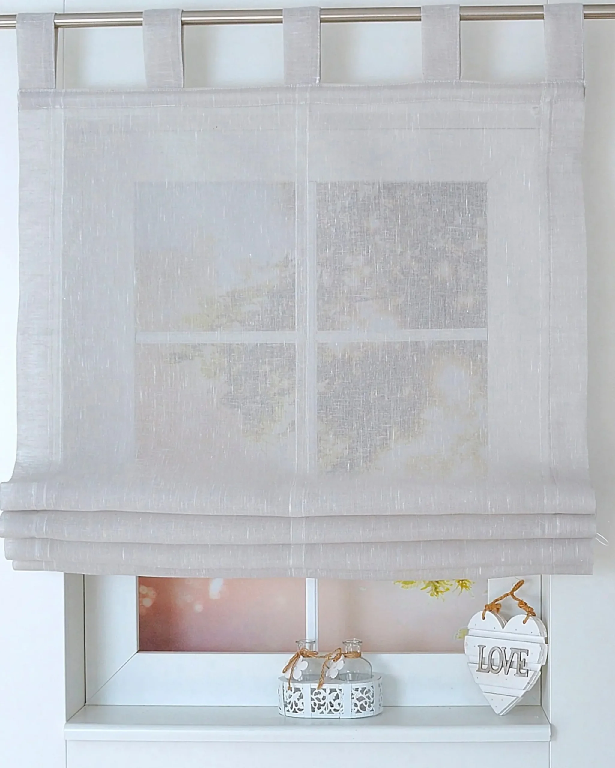 Gardinen & Rollos|heine home Raffrollo taupe