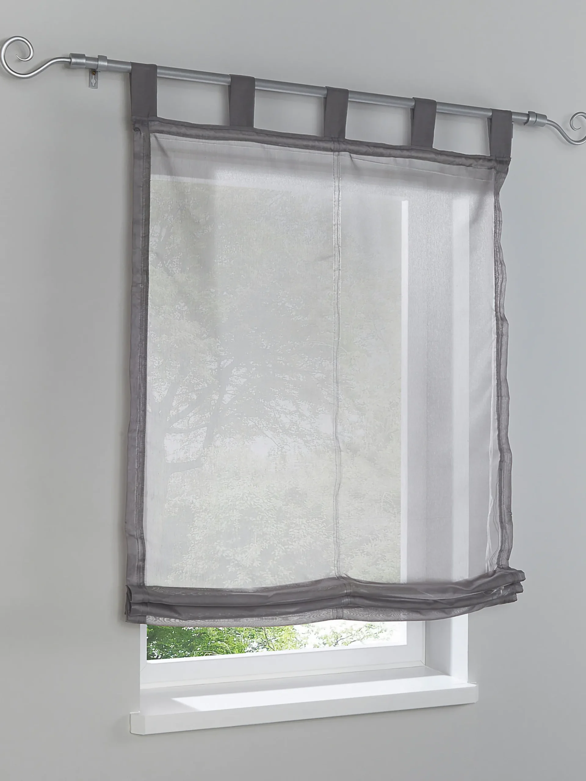 Gardinen & Rollos|heine home Raffrollo grau