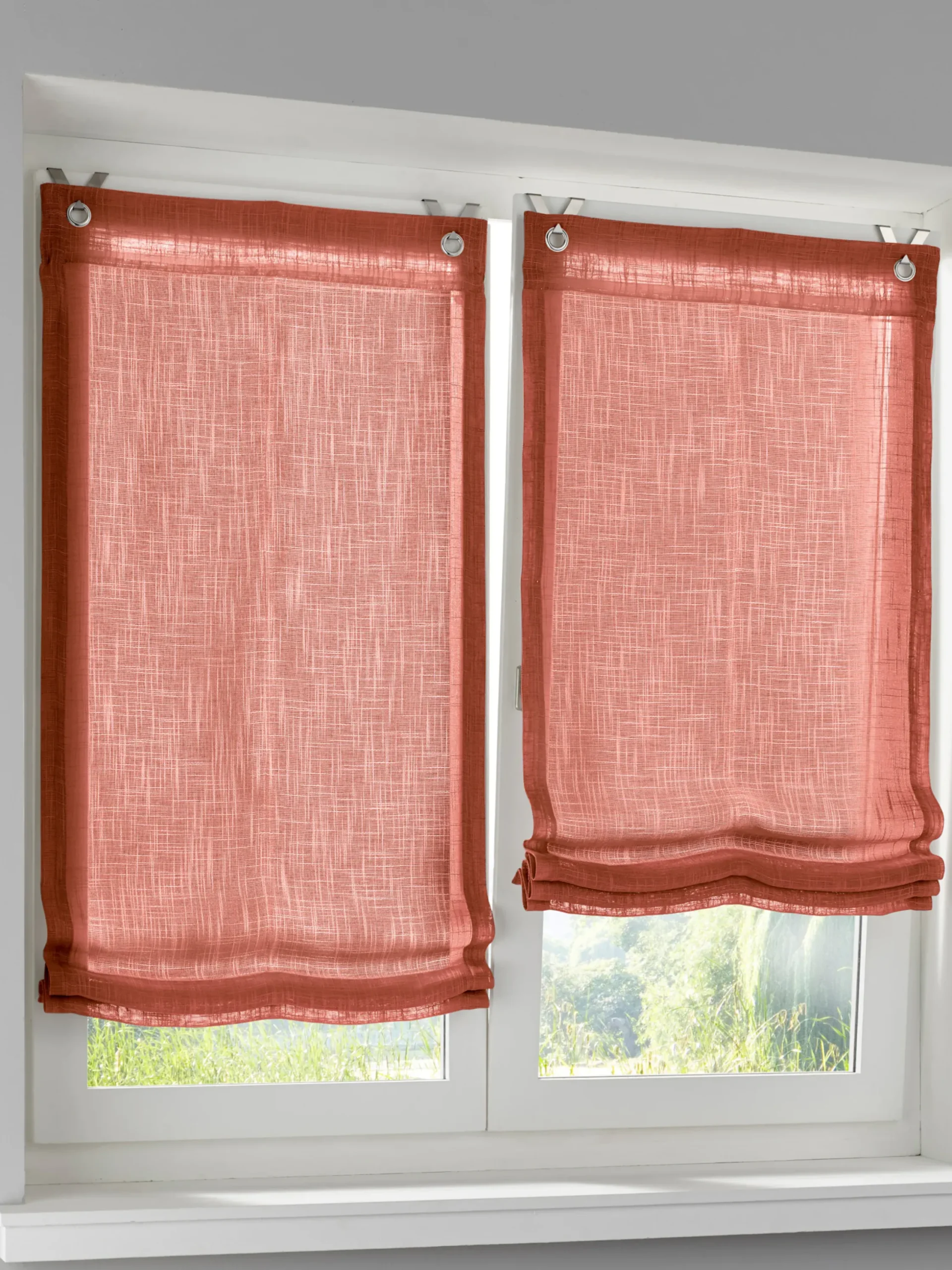 Gardinen & Rollos|heine home Raffrollo terracotta