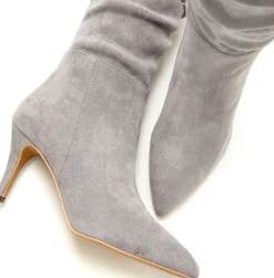 Stiefel|LASCANA Reißverschlussstiefel grau