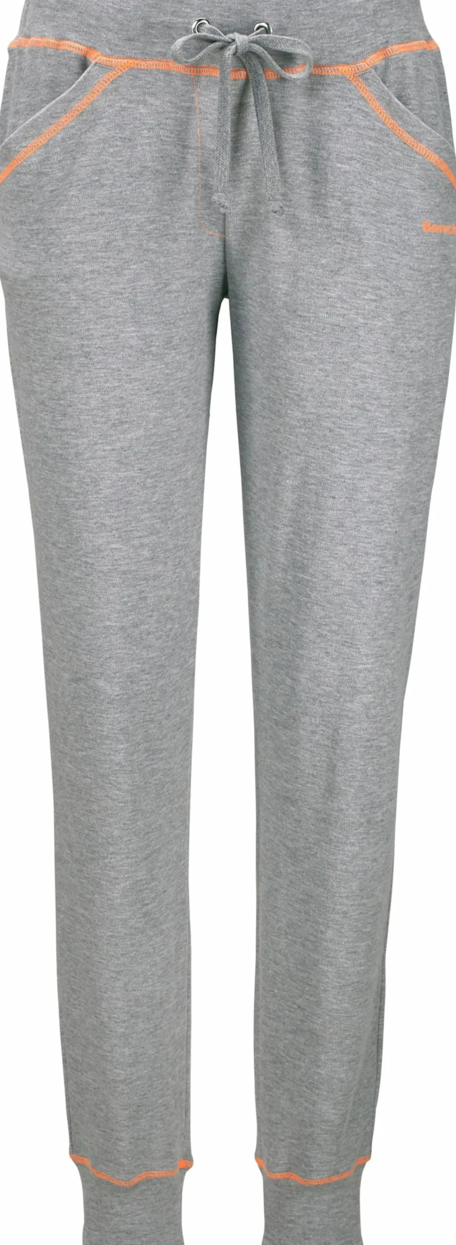 Homewear|Homewear| Relaxhose hellgrau-orange