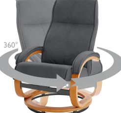 Sessel|INOSIGN Relaxsessel dunkelgrau
