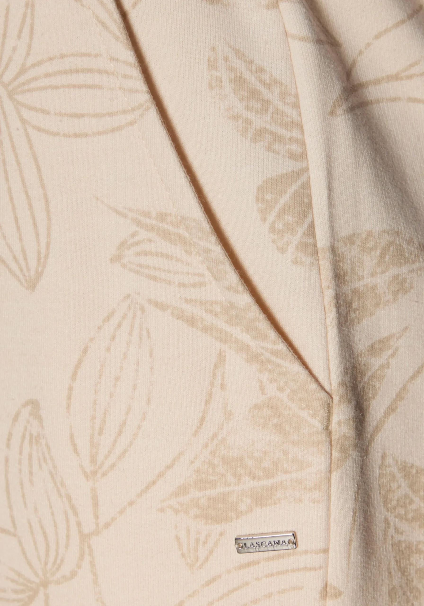 Homewear|Homewear|LASCANA Relaxshorts beige-allover-gemustert