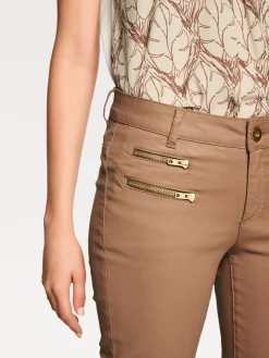 Jeans|heine Röhrenhose nougat