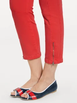 Strandmode|Basics|heine Röhrenhose hibiskus