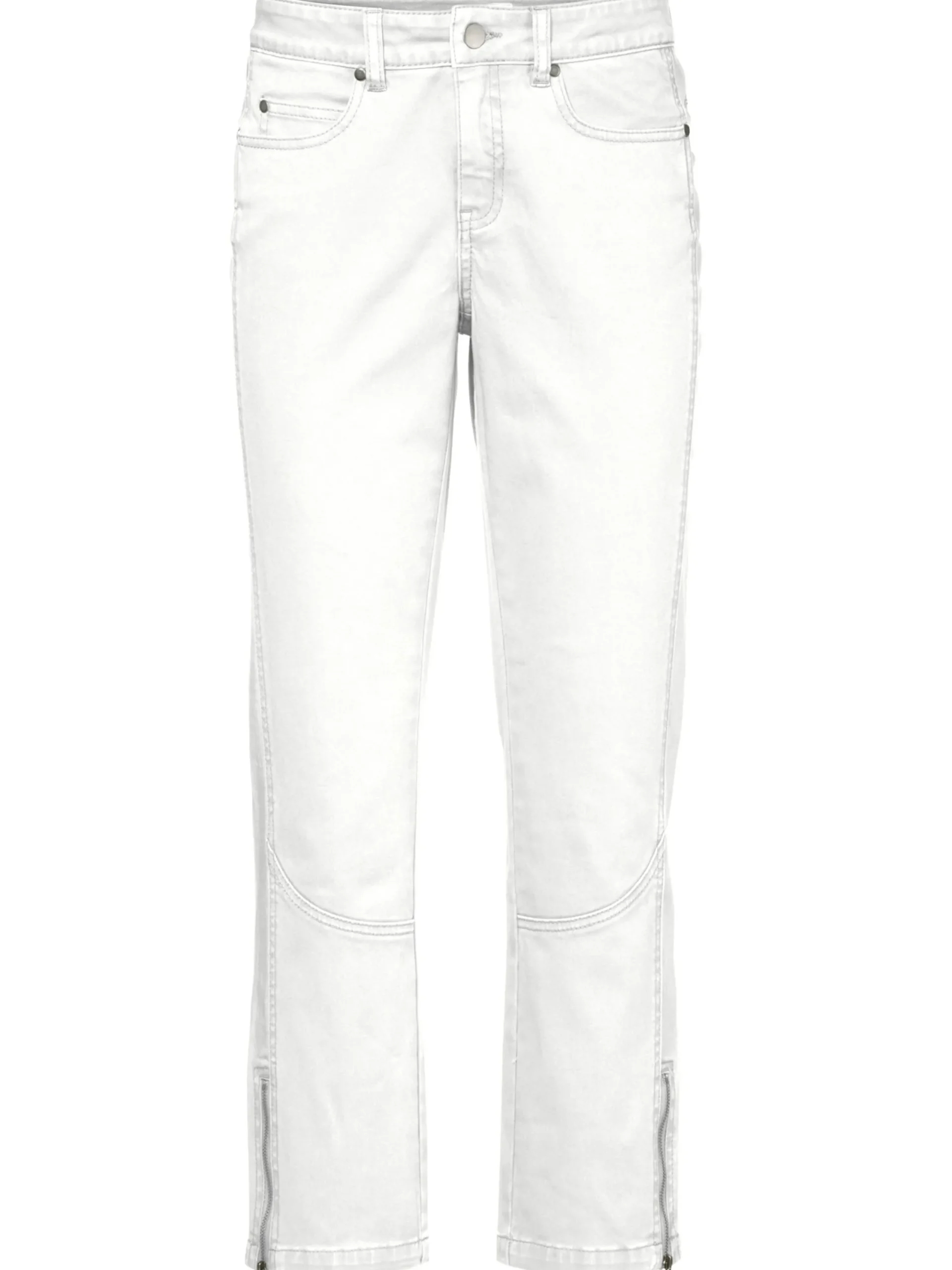 Strandmode|Basics|heine Röhrenhose offwhite
