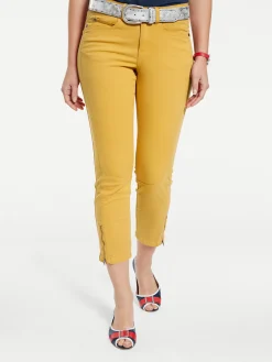 Basics|Hosen|heine Röhrenhose senfgelb