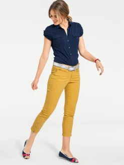 Basics|Hosen|heine Röhrenhose senfgelb