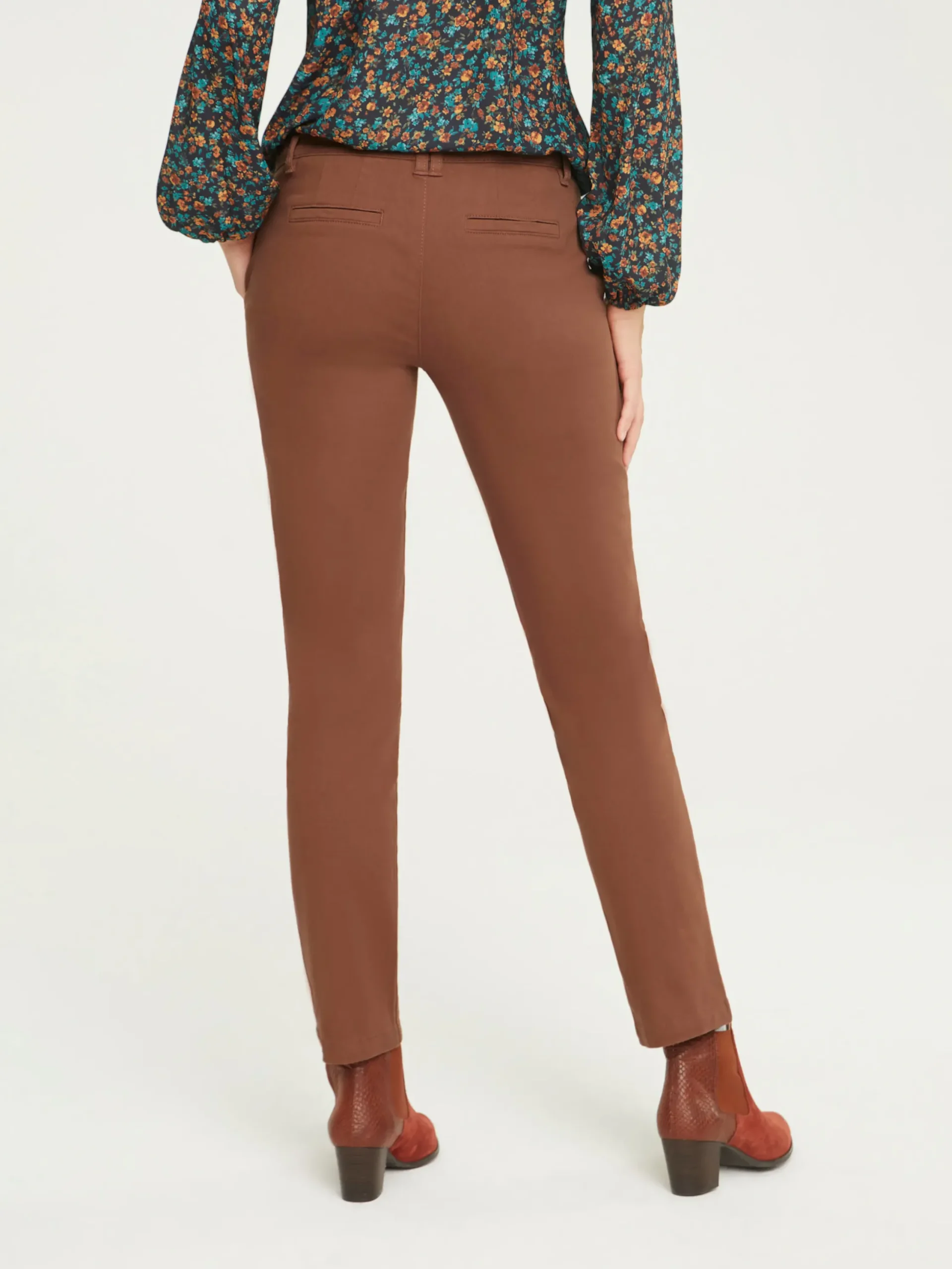 Basics|heine Röhrenhose cappuccino