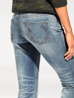 Jeans|heine Röhrenjeans bleached