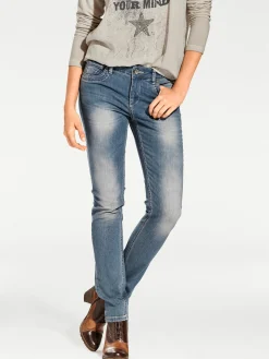 Strandmode|heine Röhrenjeans bluestone
