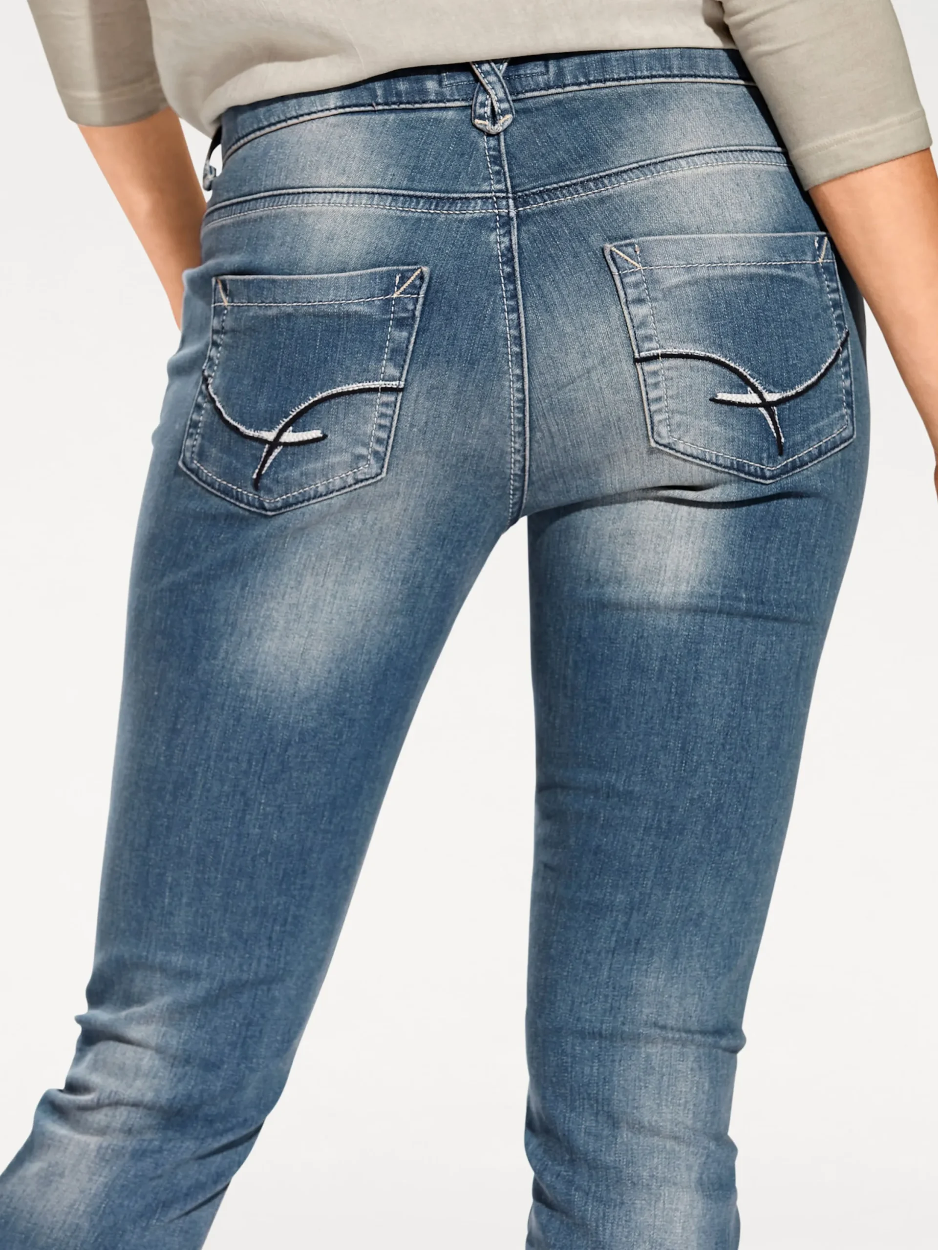 Strandmode|heine Röhrenjeans bluestone