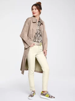 Basics|Jeans|heine Röhrenjeans mit Power-Mesh-Einsatz ecru