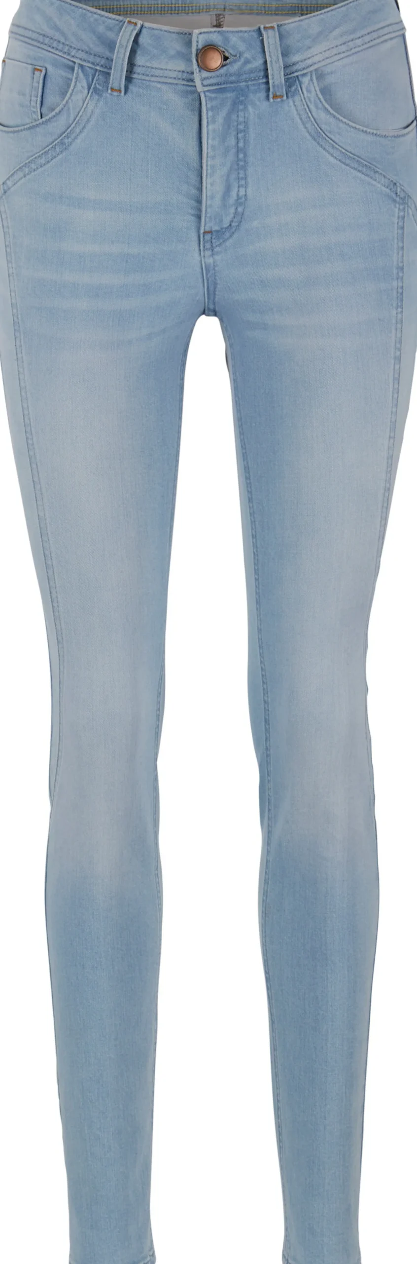 Jeans|heine Röhrenjeans mit Power-Mesh-Einsatz bleached