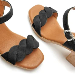 Sandalen & Sandaletten|LASCANA Riemchensandalette schwarz
