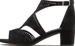 Sandalen & Sandaletten|LASCANA Riemchensandalette schwarz