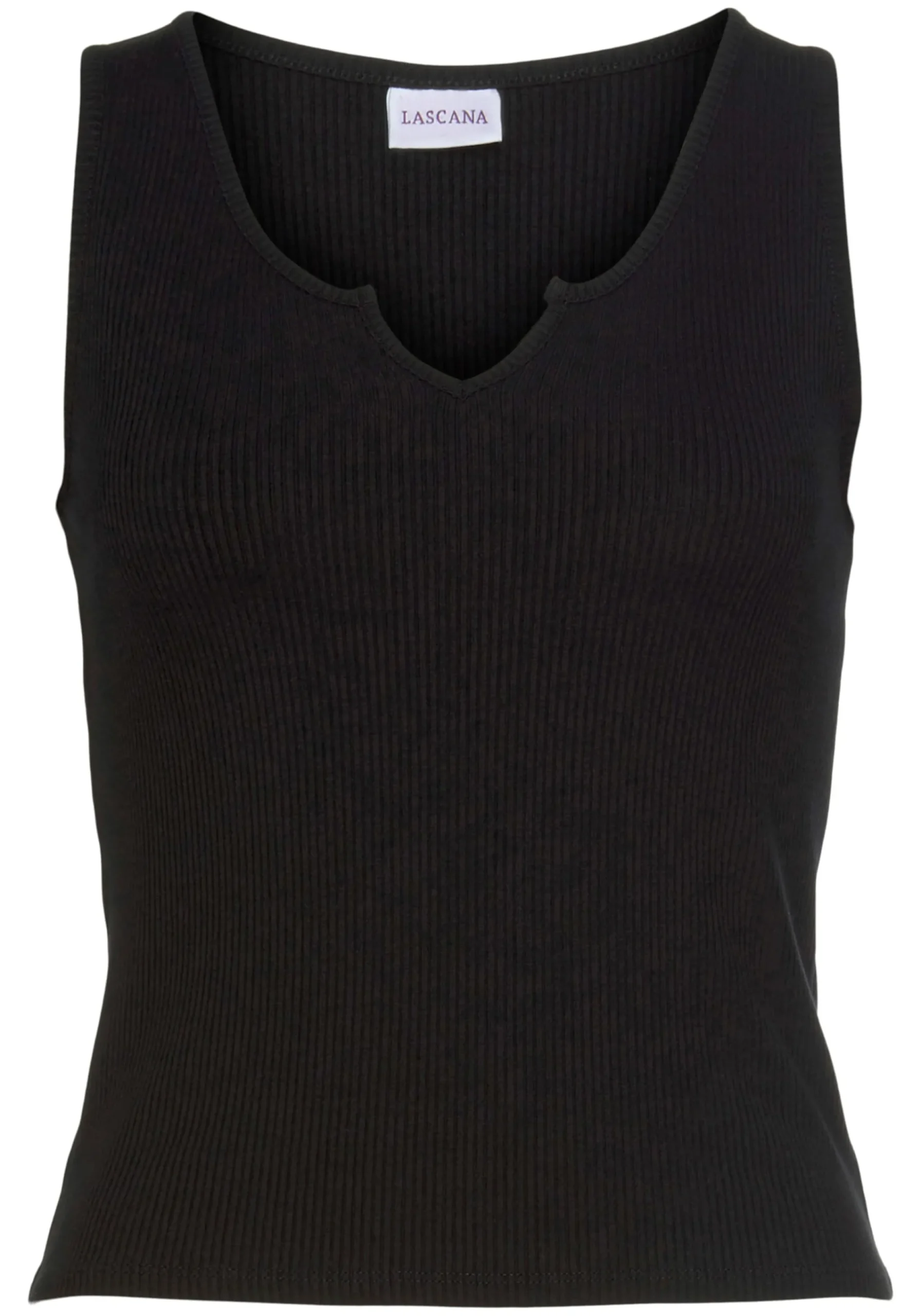 Shirts|LASCANA Ripptanktop schwarz