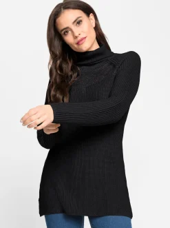 Pullover|heine Rollkragenpullover schwarz
