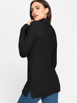 Pullover|heine Rollkragenpullover schwarz