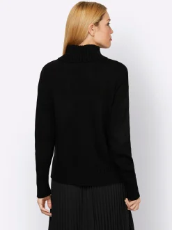 Pullover|heine Rollkragenpullover schwarz