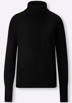 Pullover|heine Rollkragenpullover schwarz
