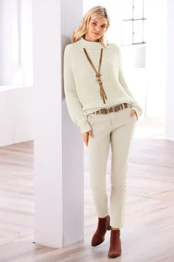 Pullover|heine Rollkragenpullover ecru