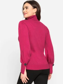 Pullover|heine Rollkragenpullover pink