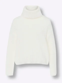 Pullover|heine Rollkragenpullover im Oversized-Schnitt ecru