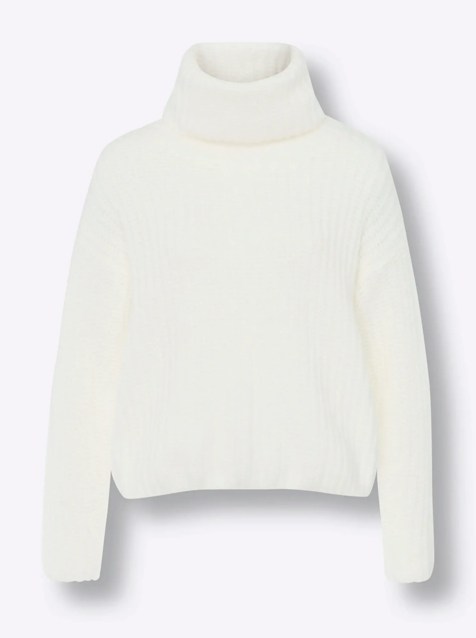 Pullover|heine Rollkragenpullover im Oversized-Schnitt ecru