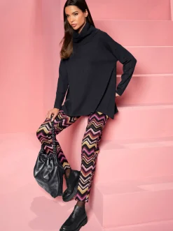 Pullover|heine Rollkragenpullover im Oversized-Look schwarz