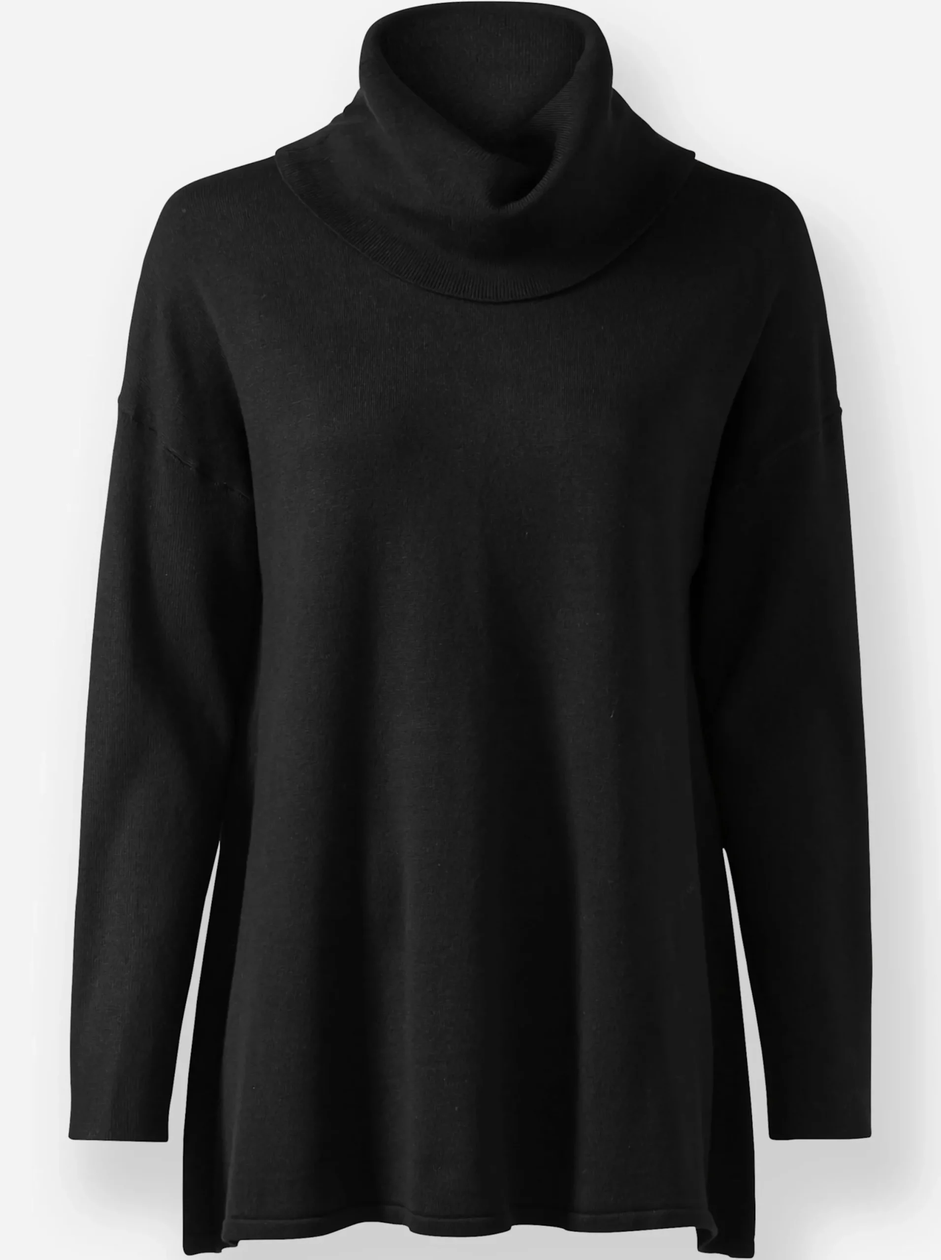 Pullover|heine Rollkragenpullover im Oversized-Look schwarz