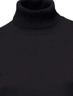 Pullover|heine Rollkragenpullover in Feinstrick-Qualität schwarz