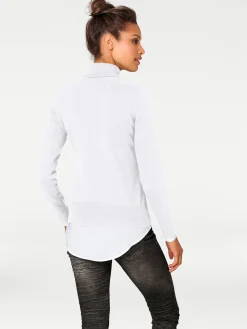 Pullover|heine Rollkragenpullover in Feinstrick-Qualität weiß