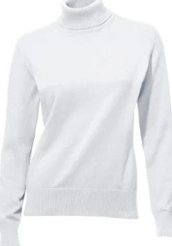 Pullover|heine Rollkragenpullover in Feinstrick-Qualität weiß
