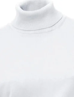 Pullover|heine Rollkragenpullover in Feinstrick-Qualität weiß