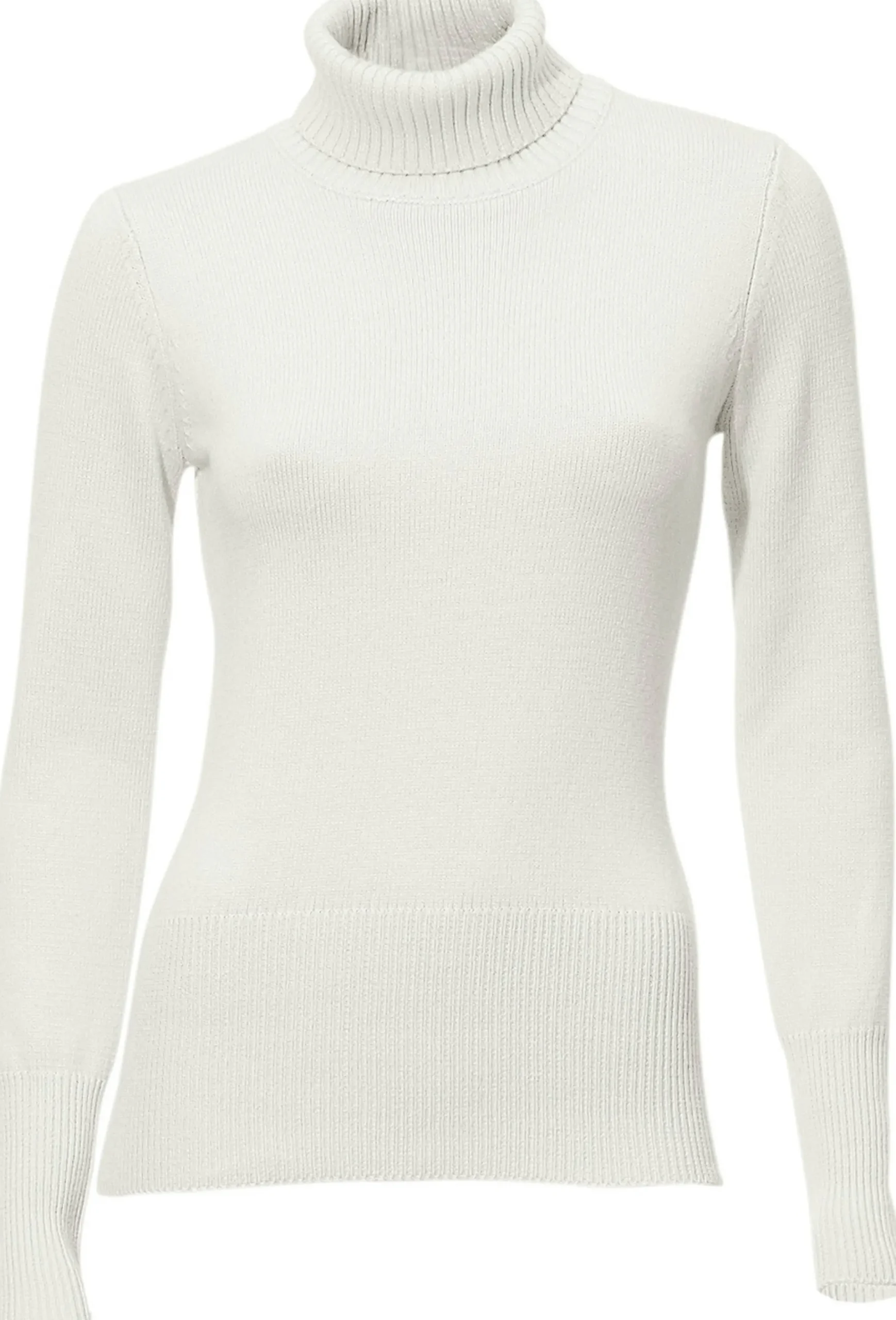 Basics|heine Rollkragenpullover mit Kaschmir-Anteil offwhite