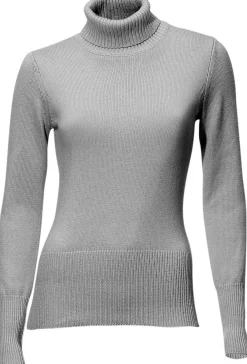 Basics|Pullover|heine Rollkragenpullover mit Kaschmir-Anteil grau-melange