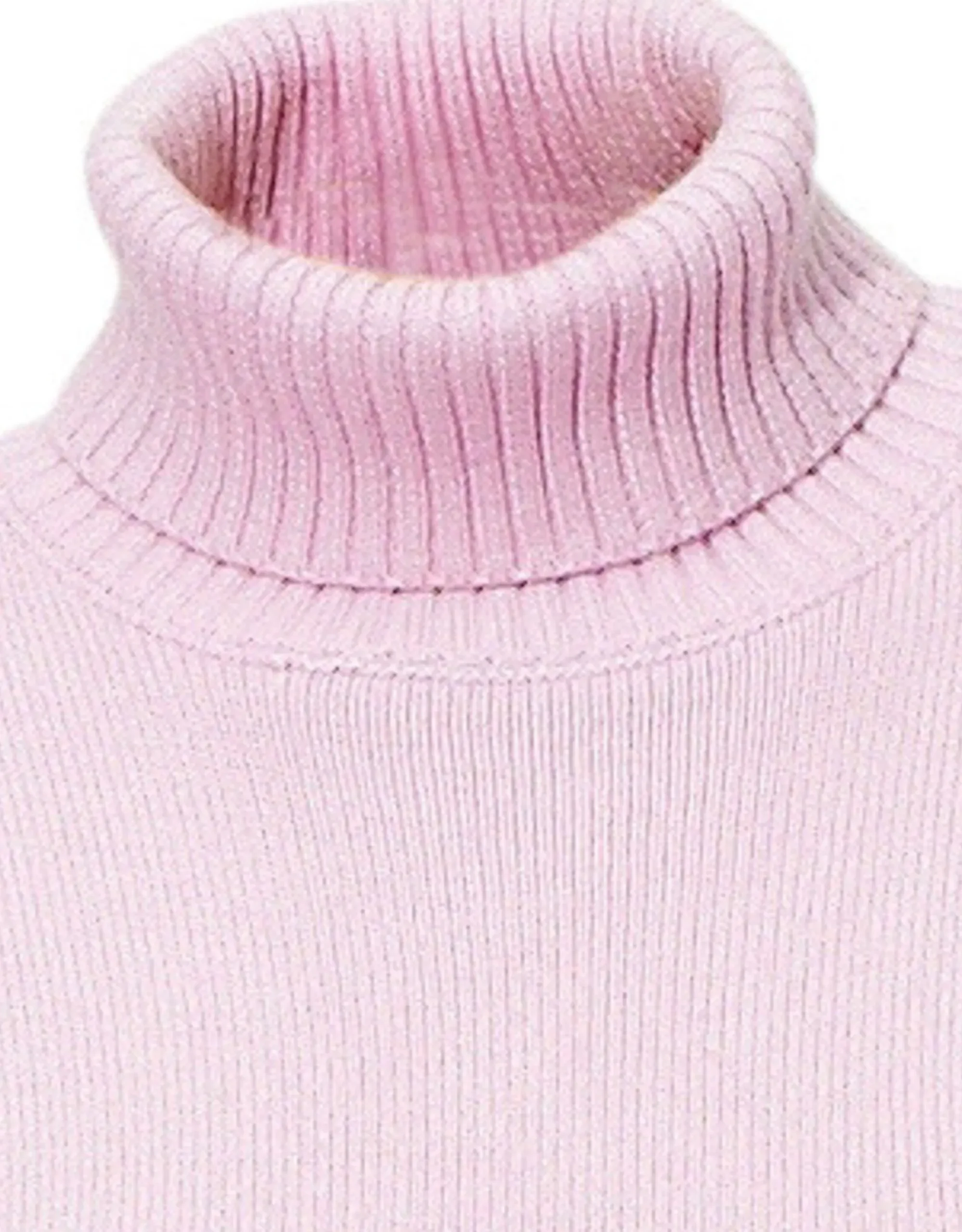 Basics|heine Rollkragenpullover mit Kaschmir-Anteil rosé