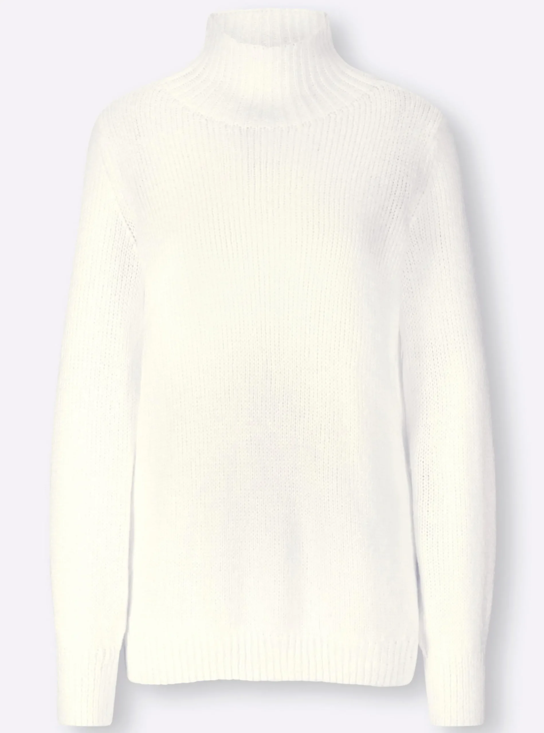 Pullover|heine Rollkragenpullover mit leichten Ballonärmeln ecru