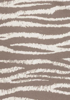 Shirts|LASCANA Rüschentop taupe-bedruckt