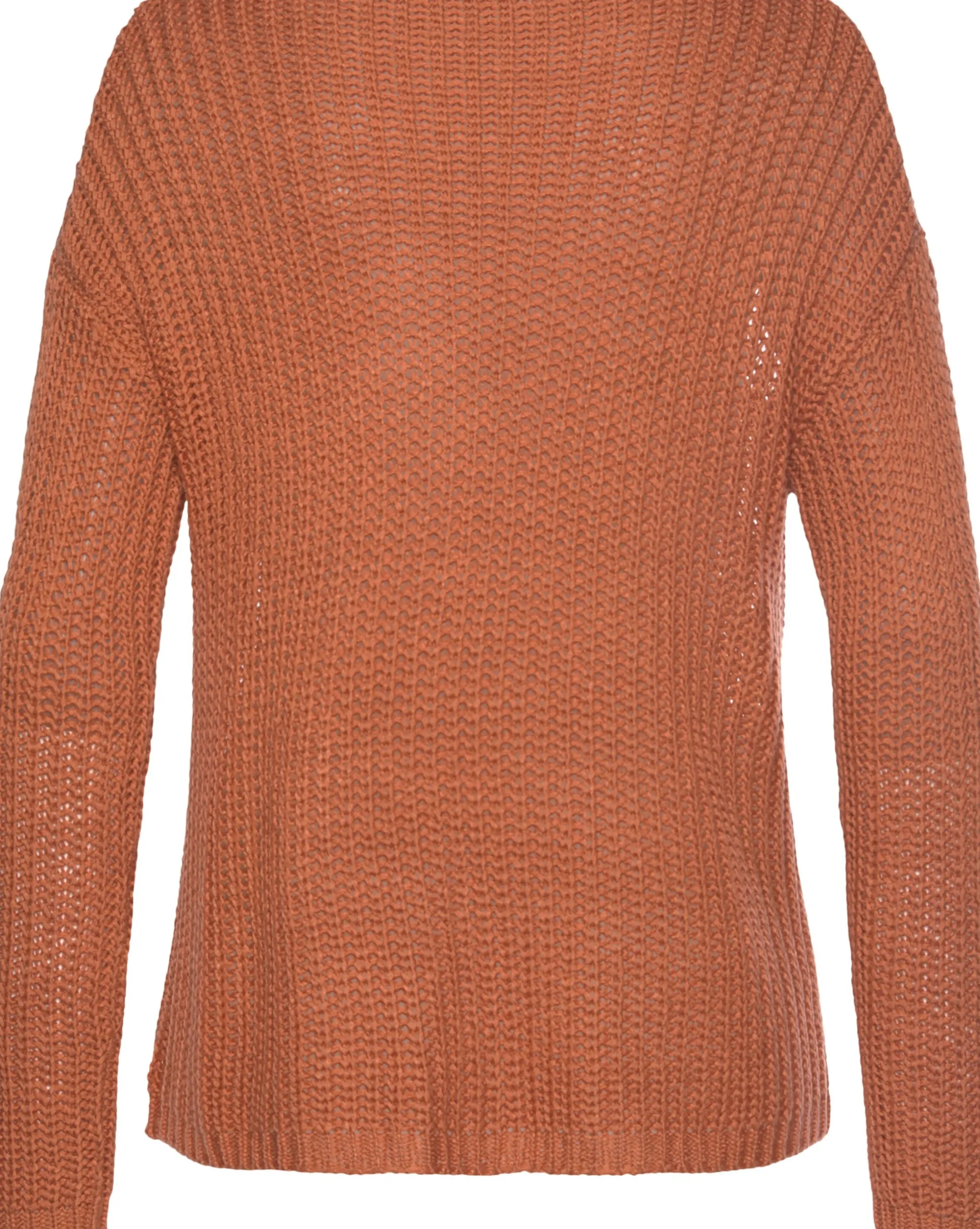 Pullover|LASCANA Rundhalspullover rostorange