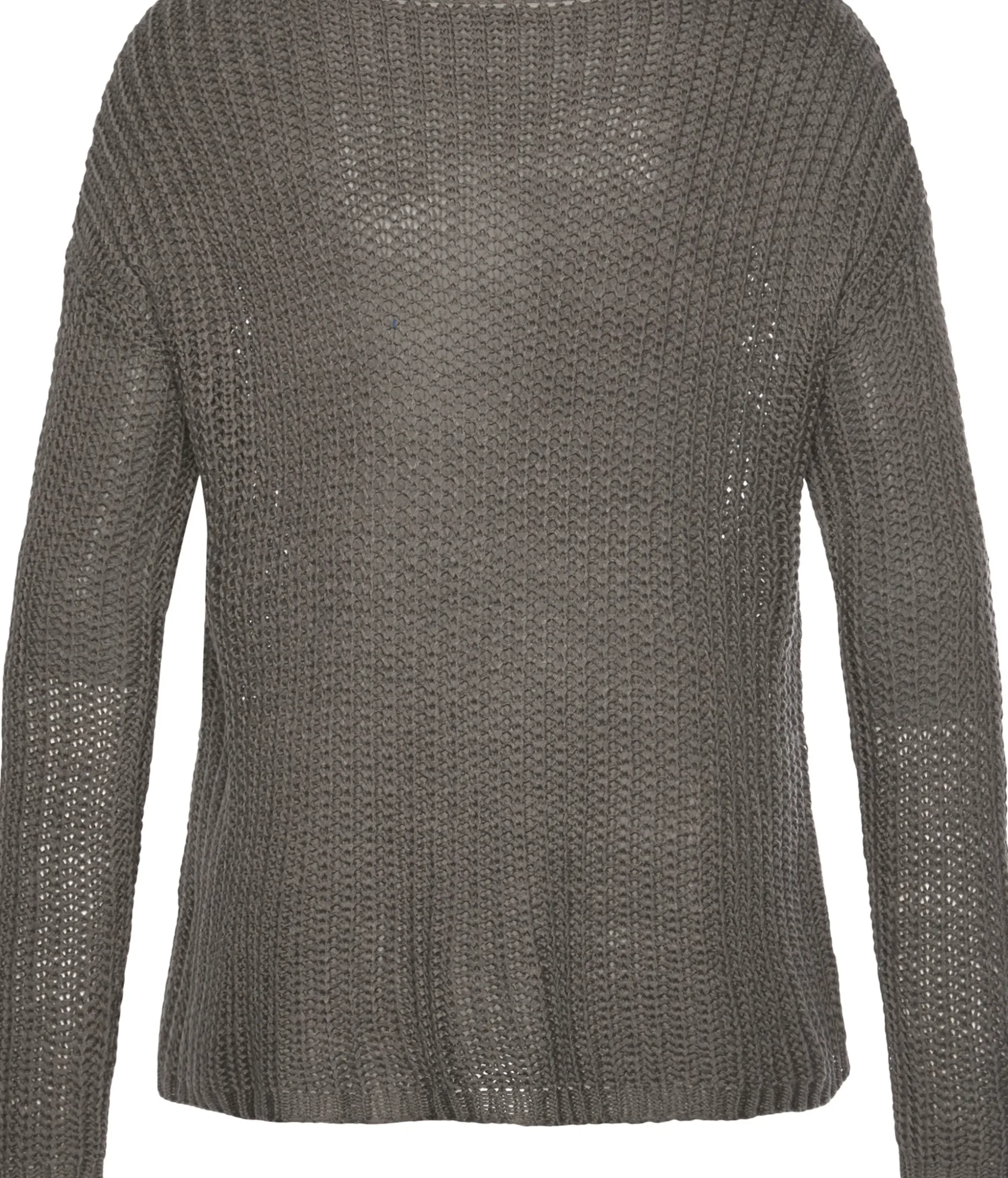 Strandmode|LASCANA Rundhalspullover khaki
