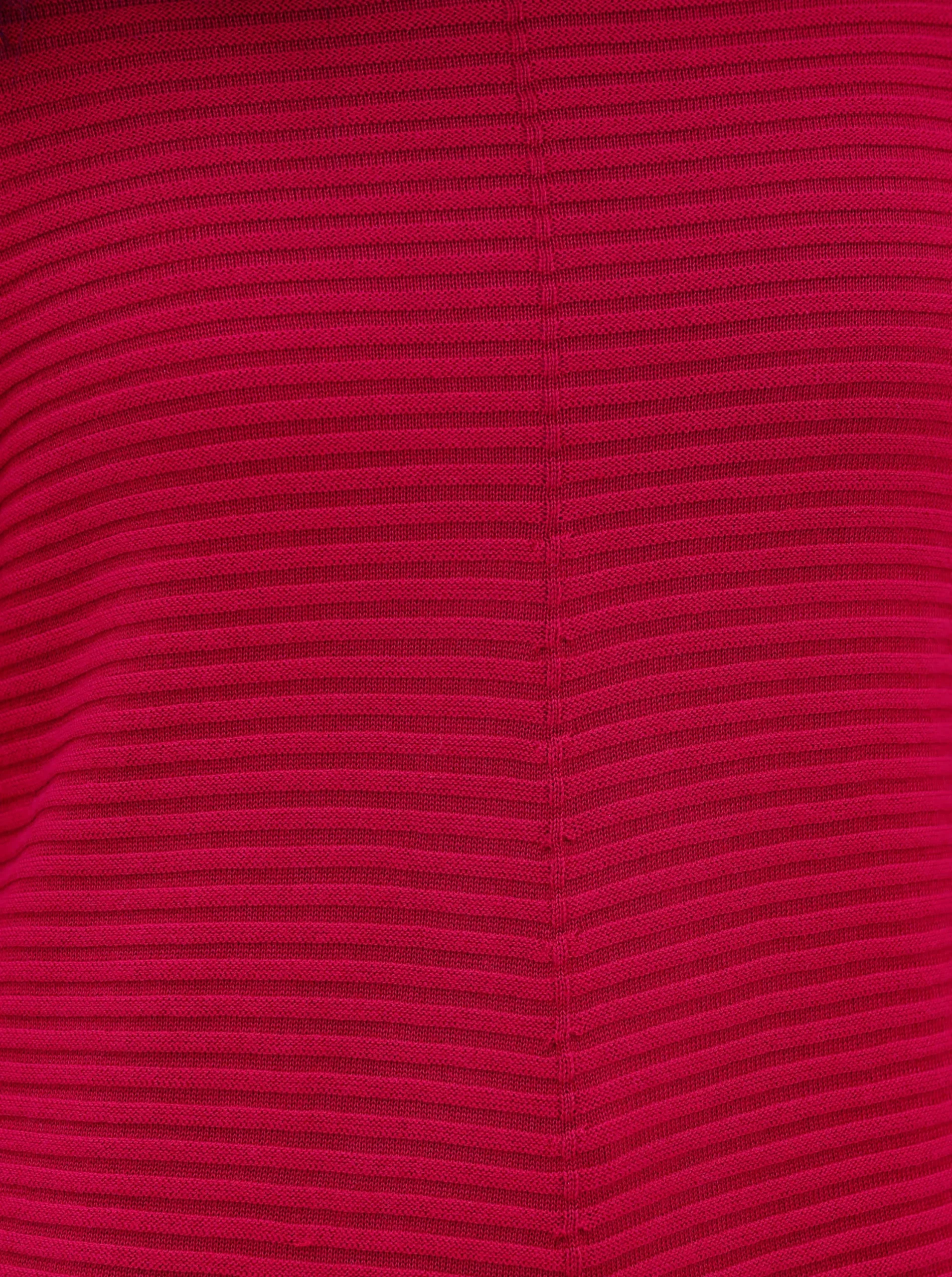 Pullover| Rundhalspullover rot