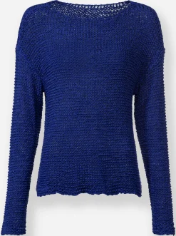 Pullover|heine Rundhalspullover royalblau