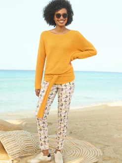 Pullover|heine Rundhalspullover ocker